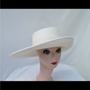 Elegant White Women's Hat